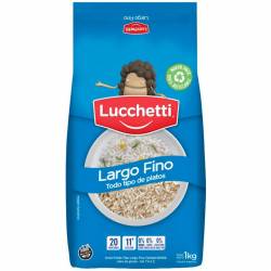Arroz Grano Largo Fino Lucchetti x 1000 g.