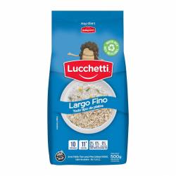 Arroz Largo Fino Bolsa Lucchetti x 500 g.