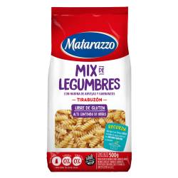 Fideos Mix de Legumbres Tirabuzón sin Tacc. Matarazzo x 500 g.