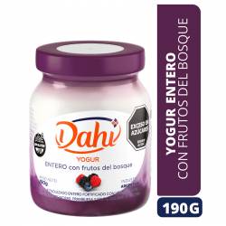Yogur Entero con Frutos Del Bosque Dahi x 190 g.