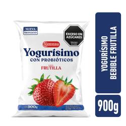 Yogur bebible frutilla Yogurisimo 900g.