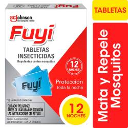 Tabletas Insecticidas Fuyi contra Mosquitos Repuesto 12 un