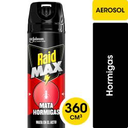 Insecticida Raid Max Mata Hormigas en Aerosol 360 cc