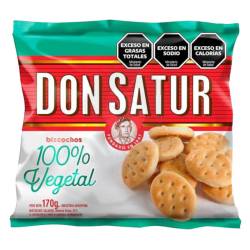 Bizcocho 100% Vegetal Don Satur x 170 g.