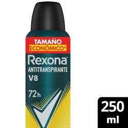 Antitranspirante Aerosol V8 Rexona x 250 cc.