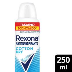 Antitranspirante Aerosol Cotton Dry Rexona x 250 cc.