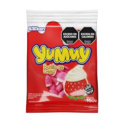 Pastilla de Goma Frutilla con Crema Yummy x 150 g.