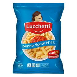 Fideos Penne Rigate N45 Lucchetti x 500 g.