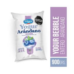 Yogur Entero Bebible Arándanos Sachet Tregar x 900 g.