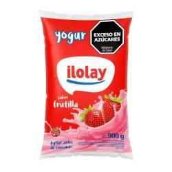 Yogur Parcialmente Descremado Frutilla Sachet Ilolay x 900 g.
