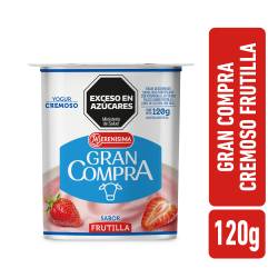 Yogur batido frutilla Gran Compra 120g