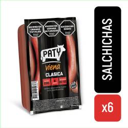 Salchichas Viena Clásica x 6 Un. Paty x 230 g.