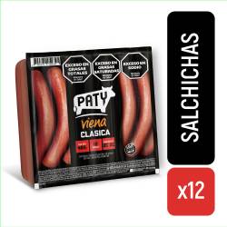 Salchichas Viena Clásica x 12 Un. Paty x 460 g.