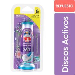 Discos Adhesivos para Inodoro Pato Lavanda Repuesto 38g