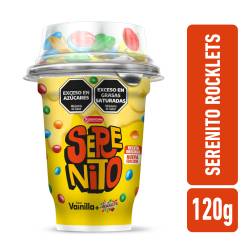 Postre vainilla con rocklets Serenito 120 g