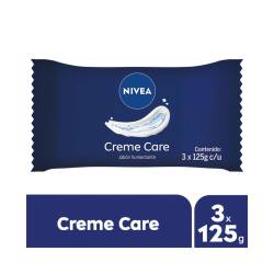 Jabón Tocador Humectante Creme Care X3 Nivea x 375 cc.