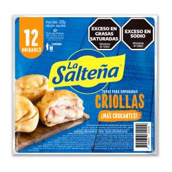 Tapas P/Empanadas Criollas x 12 Un. La Salteña x 330 g.