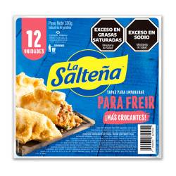 Tapas para Empanadas Freír x 12 Un. La Salteña x 330 g.