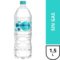 Agua Mineral sin Gas Benedictino x 1,5 Lt.