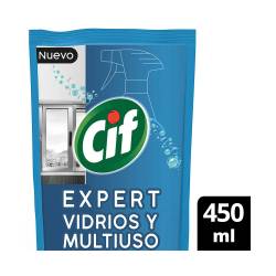 Limpiador Vidrios y Multiuso CIF  EXPERT Doypack 450 ml