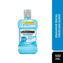 Enjuague Bucal Listerine Antisarro Frescura Suave Sin Alcohol x 500cc