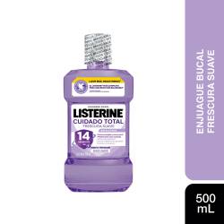 Enjuague Bucal Cuidado Total Suave Listerine x 500 cc.