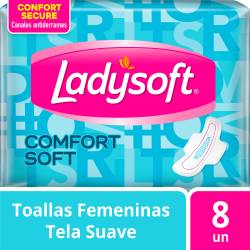 Toallas femeninas Ladysoft Comfort Soft 8 un