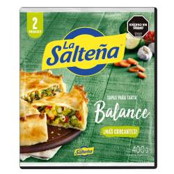 Tapas para Pascualina Balance x 2 Un. La Salteña x 400 g.