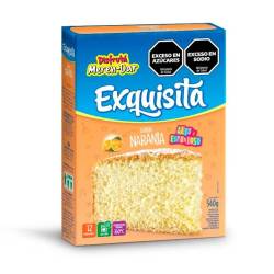 Polvo para Preparar  Bizcochuelo Naranja Exquisita x 540 g.