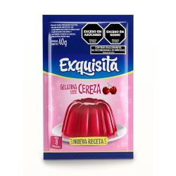 Gelatina en Polvo Cereza Exquisita x 40 g.