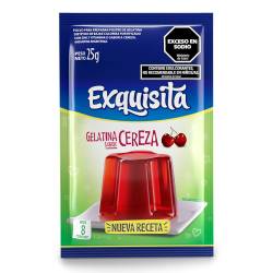 Gelatina en Polvo Cereza Light Exquisita x 25 g.