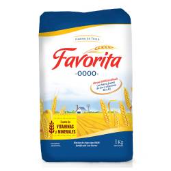 Harina de Trigo 0000 Favorita x 1 Kg.