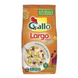 Arroz Grano Largo Fino Gallo x 500 g.