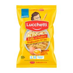 Fideos al Huevo Tirabuzón N 34 Lucchetti x 500 g.