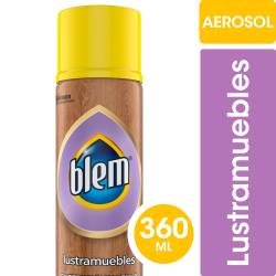 Lustramuebles Blem Brillo y Protección Madera Lavanda en Aerosol 360 cc