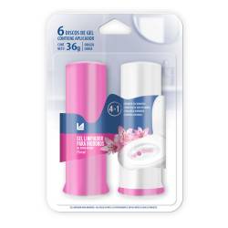 Limpiador para Inodoros Discos Floral La Anónima x 1 Un.