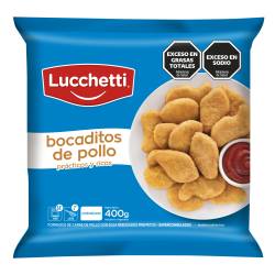 Bocaditos de Pollo Rebozados Lucchetti x 400 g.