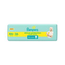 Pañal RN+ Deluxe Protection Mega Pampers x 36 Un.
