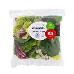 Espinaca Baby Hojas Verdes y Rojas Rie La Huerta x 150 g.
