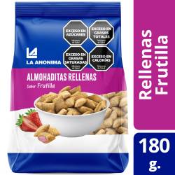 Almohaditas Rellenas de Frutilla La Anonima x 180 g.