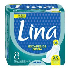 Toalla Incontinencia con Alas Lina x 8 Un.