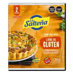 Tapas para Pascualina Libre de Gluten x 2 Un. La Salteña x 380 g.