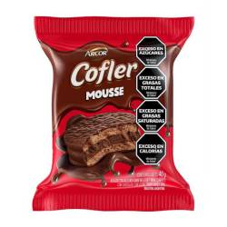 Alfajor Chocolate Negro Mousse Cofler x 40 g.