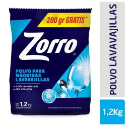 Zorro Lavavajillas Automático Polvo 1,2kg