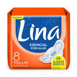 Toalla Hig. Normal C/Alas Esecial Lina x 8 Un.