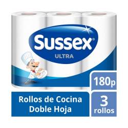 Rollo de cocina Sussex Ultra 60 paños 3 Un.