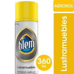Lustramuebles Blem Acero Inoxidable y Metal Limón en Aerosol 360 cc