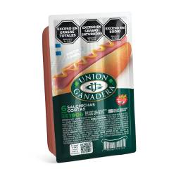 Salchichas Viena Cortas x 6 Un. Union Ganadera x 190 g.