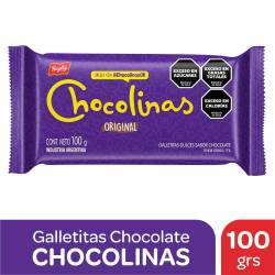 Galletitas Chocolate Chocolinas x 100 g.
