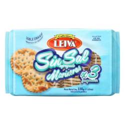 Galletitas sin Sal Marineras x 3 Un. Leiva x 330 g.